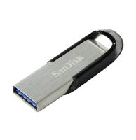 Флешка USB 64 Гб SanDisk Ultra Flair CZ73, USB3.0, металл, серебристый